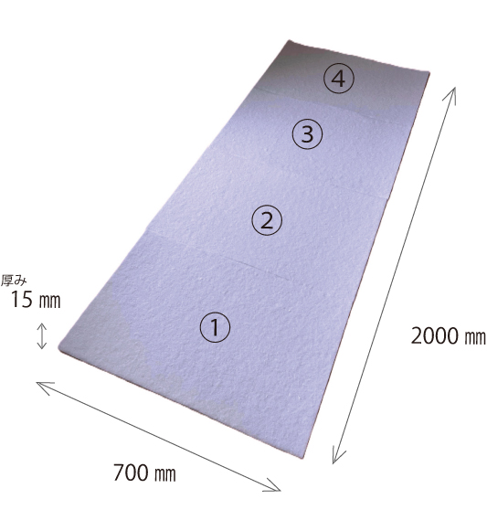 防災備蓄用マットレス